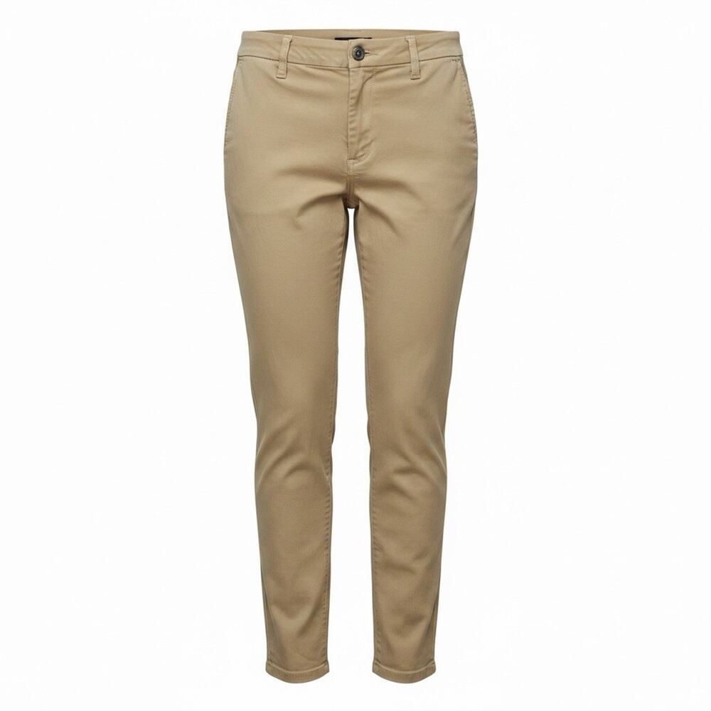 J. Crew Women's Slim Broken-In Boyfriend Chinos Khaki Tan Size 27T (31x29)